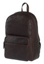 BURKELY Antique Round Backpack 14" Dark Brown