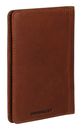 BURKELY Antique Passport Cover Cognac