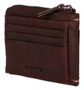 BURKELY Antique Cc Wallet Dark Brown