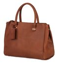 BURKELY Vintage Wieske 2-Zipper Handbag Cognac