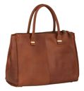 BURKELY Vintage Wieske 2-Zipper Handbag Cognac