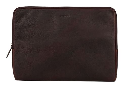 BURKELY Antique Avery Laptop Sleeve 15,6" M Dark Brown