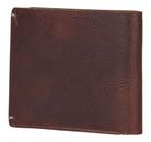 BURKELY Antique Billfold Low Coin Dark Brown