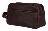 BURKELY Antique Toiletry Bag Dark Brown