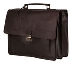 BURKELY Vintage Scott Briefcase 2-Compartments Dark Brown BURKELY Vintage Scott Briefcase 2-Compartments Dark Brown