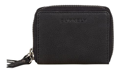 BURKELY Antique Double Zip Wallet S Black