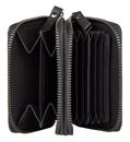 BURKELY Antique Double Zip Wallet S Black