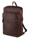 BURKELY Antique Zip Backpack 15,6" Dark Brown