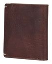 BURKELY Antique Billfold High Coin Dark Brown