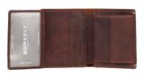 BURKELY Antique Billfold High Coin Dark Brown