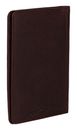 BURKELY Antique Passport Cover Dark Brown