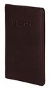 BURKELY Antique Passport Cover Dark Brown