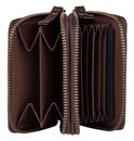 BURKELY Antique Double Zip Wallet S Dark Brown BURKELY Antique Double Zip Wallet S Dark Brown