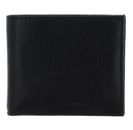 THE BRIDGE Ettore Wallet with Coin Pocket Nero Rutenio Scuro