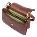 THE BRIDGE Elisabetta Shoulder Bag Marrone 14 / Oro THE BRIDGE Elisabetta Shoulder Bag Marrone 14 / Oro