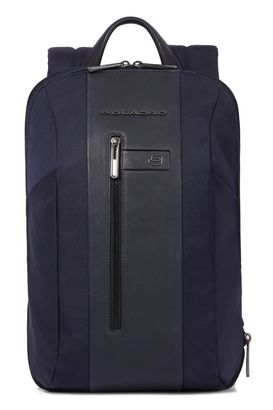 PIQUADRO Brief2 Slim Expandable Backpack M Blue