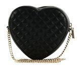 GUESS Rainee Quilt Heart Bag Black GUESS Rainee Quilt Heart Bag Black