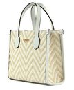 GUESS Silvana Two Compartment Mini Tote White GUESS Silvana Two Compartment Mini Tote White