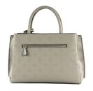 GUESS Jena Elite Luxury Satchel Taupe Logo