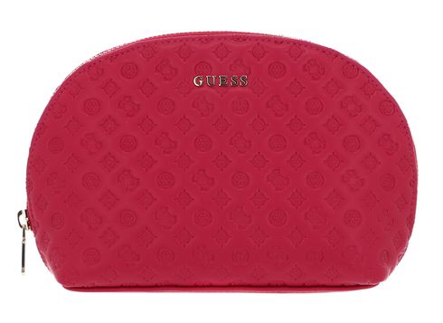 GUESS Dome Cosmetic Pouch Bright Pink