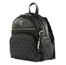 GUESS Power Play Tech Backpack Coal Logo