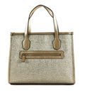 GUESS Silvana Two Compartment Mini Tote Gold GUESS Silvana Two Compartment Mini Tote Gold