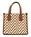GUESS Silvana Two Compartment Mini Tote Cognac GUESS Silvana Two Compartment Mini Tote Cognac