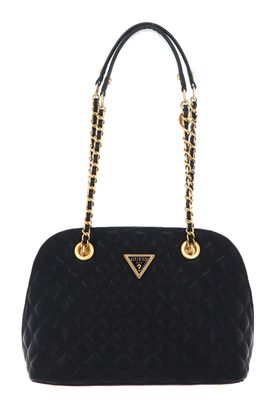 GUESS Giully Dome Satchel Black