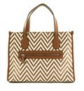 GUESS Silvana Two Compartment Tote Cognac GUESS Silvana Two Compartment Tote Cognac