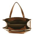 GUESS Silvana Two Compartment Tote Cognac GUESS Silvana Two Compartment Tote Cognac