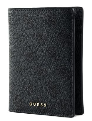 GUESS Passport Case Coal Logo