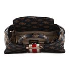 GUESS Nelka Mini Satchel Mocha Logo GUESS Nelka Mini Satchel Mocha Logo