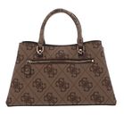 GUESS Eliette Logo Girlfriend Satchel Latte Logo