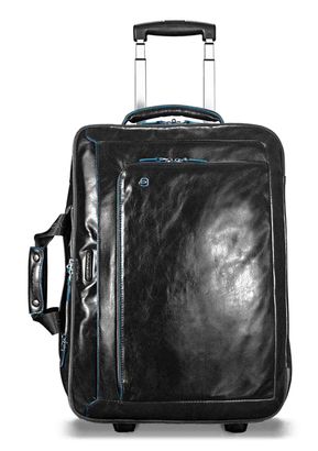 PIQUADRO Blue Square Cabin Computer Trolley Black