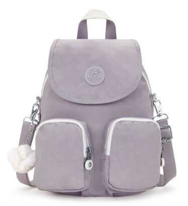 kipling Basic Eyes Wide Open Firefly Up Small Backpack Tender Grey