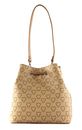 VALENTINO Liuto Bucket Bag Beige / Multicolor