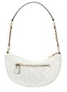 GUESS Giully Top Zip Shoulder Bag Ivory GUESS Giully Top Zip Shoulder Bag Ivory