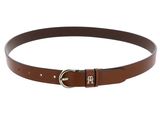 TOMMY HILFIGER Essential Effortless 2.5 Leather Belt W135 Tan TOMMY HILFIGER Essential Effortless 2.5 Leather Belt W135 Tan