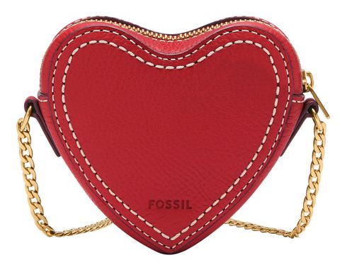 FOSSIL Vday Heart Micro Bag Ruby Wine