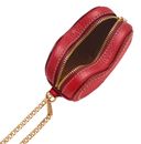 FOSSIL Vday Heart Micro Bag Ruby Wine