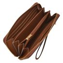 FOSSIL Lennox Zip Continental Wallet Brown