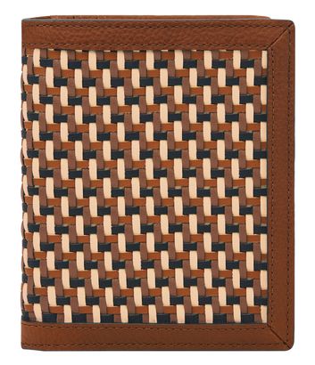 FOSSIL Gift Passport Case RFID Multi Brown