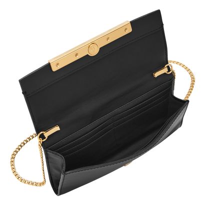 FOSSIL purse Penrose Flap Wallet Crossbody Black | Buy bags 