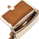 FOSSIL Zoey Flap Crossbody Bag S Bone / Brown FOSSIL Zoey Flap Crossbody Bag S Bone / Brown