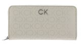 Calvin Klein CK Daily Zip Around Wallet_Epi Mono Stoney Beige Epi Mono Calvin Klein CK Daily Zip Around Wallet_Epi Mono Stoney Beige Epi Mono