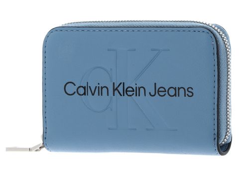Calvin Klein Accordion Zip Around Dusk Blue