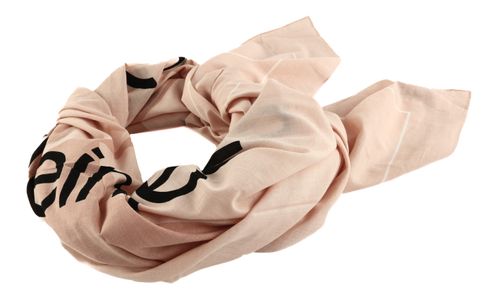 Calvin Klein Cut Out Monologo Shawl Pale Conch