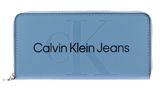 Calvin Klein Long Zip Around Wallet Dusk Blue