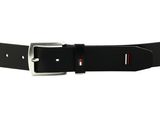 TOMMY HILFIGER Denton Leather Belt 3.5 EXT W85 Black