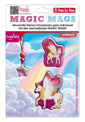 Step by Step Magic Mags Set (3-teilig) - Schleich® bayala® Geflügeltes Regenbogeneinhorn